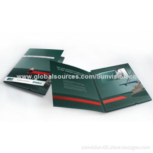 1.8/2.4/4.3/7/9/10.1-inch Video Invitation Cards with 128MB NAND Flash